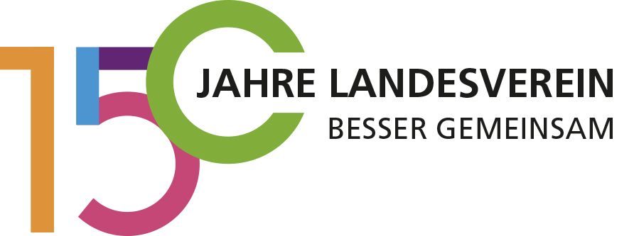 Jubiläumslogo: 150 Jahre Landesverein